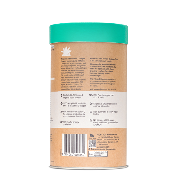 Raw Protein Collagen Plus - Vanilla Maple